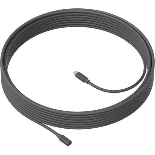 Logitech Meetup 10M Mic Extension Cable in Grey/Black Logitech Meetup 10M Mic Extension Cable in Grey/Black